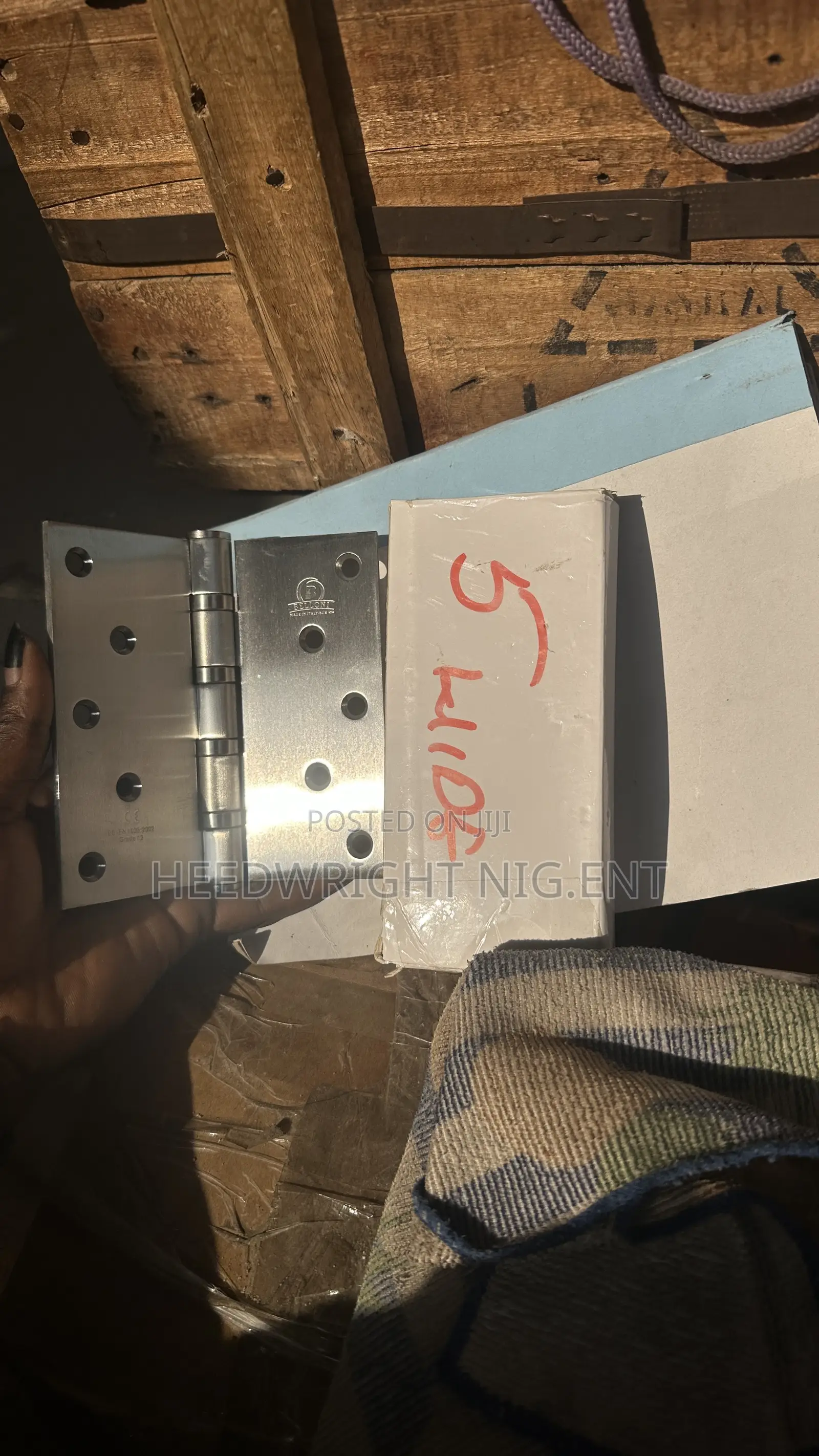 “5”X”5” S-Steel Security Hinges