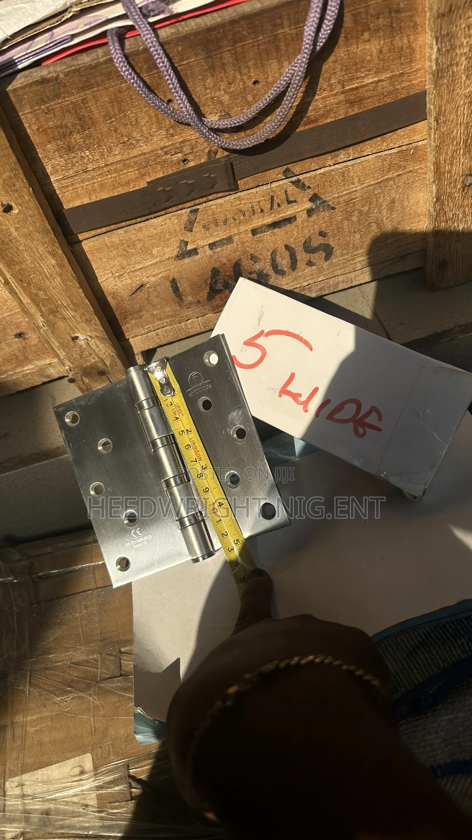 “5”X”5” S-Steel Security Hinges