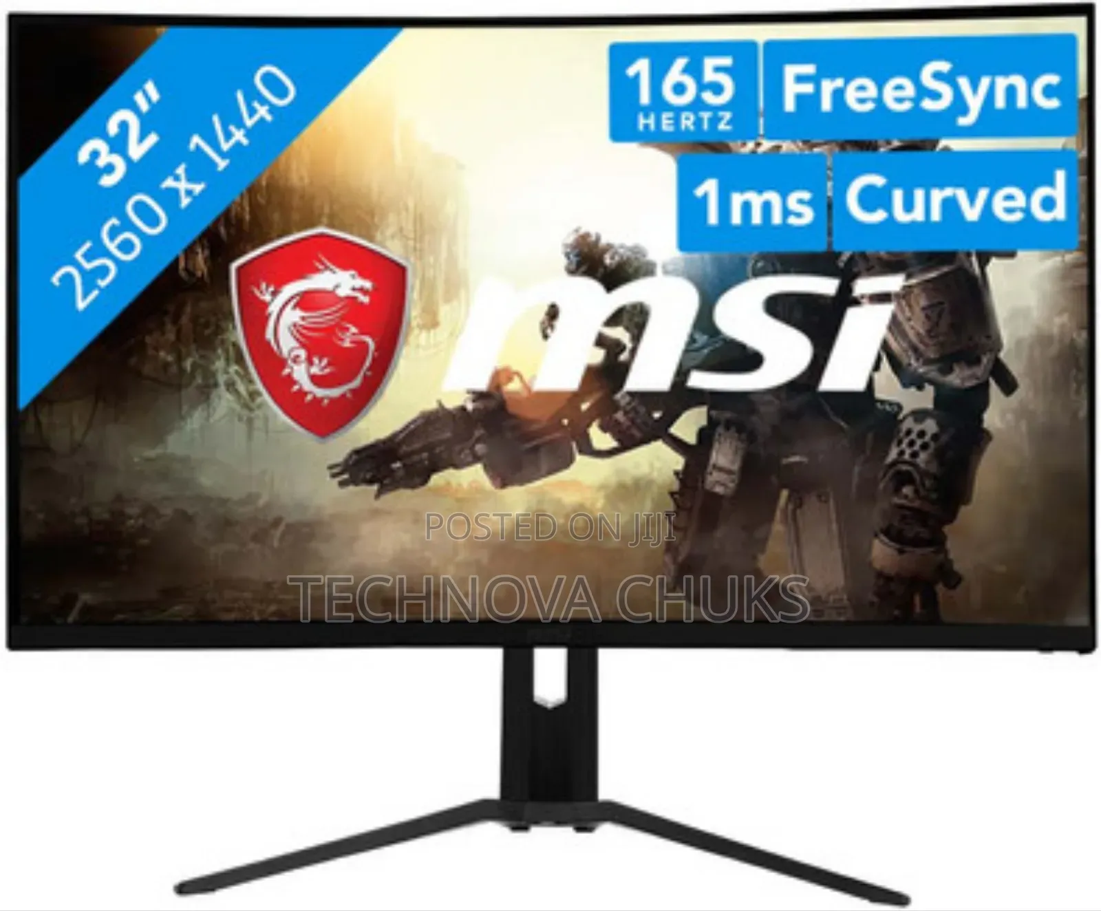 Msi 32inch Curve QHD 165hz Refresh Rate Usb-C Monitor