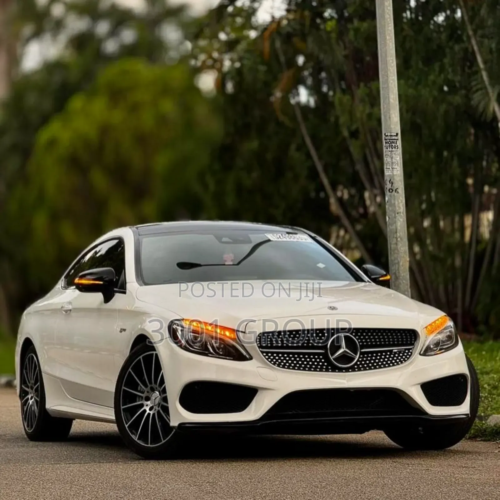 Mercedes-Benz C43 4Matic Coupe AWD (3.0L V6 9AM) 2017 White