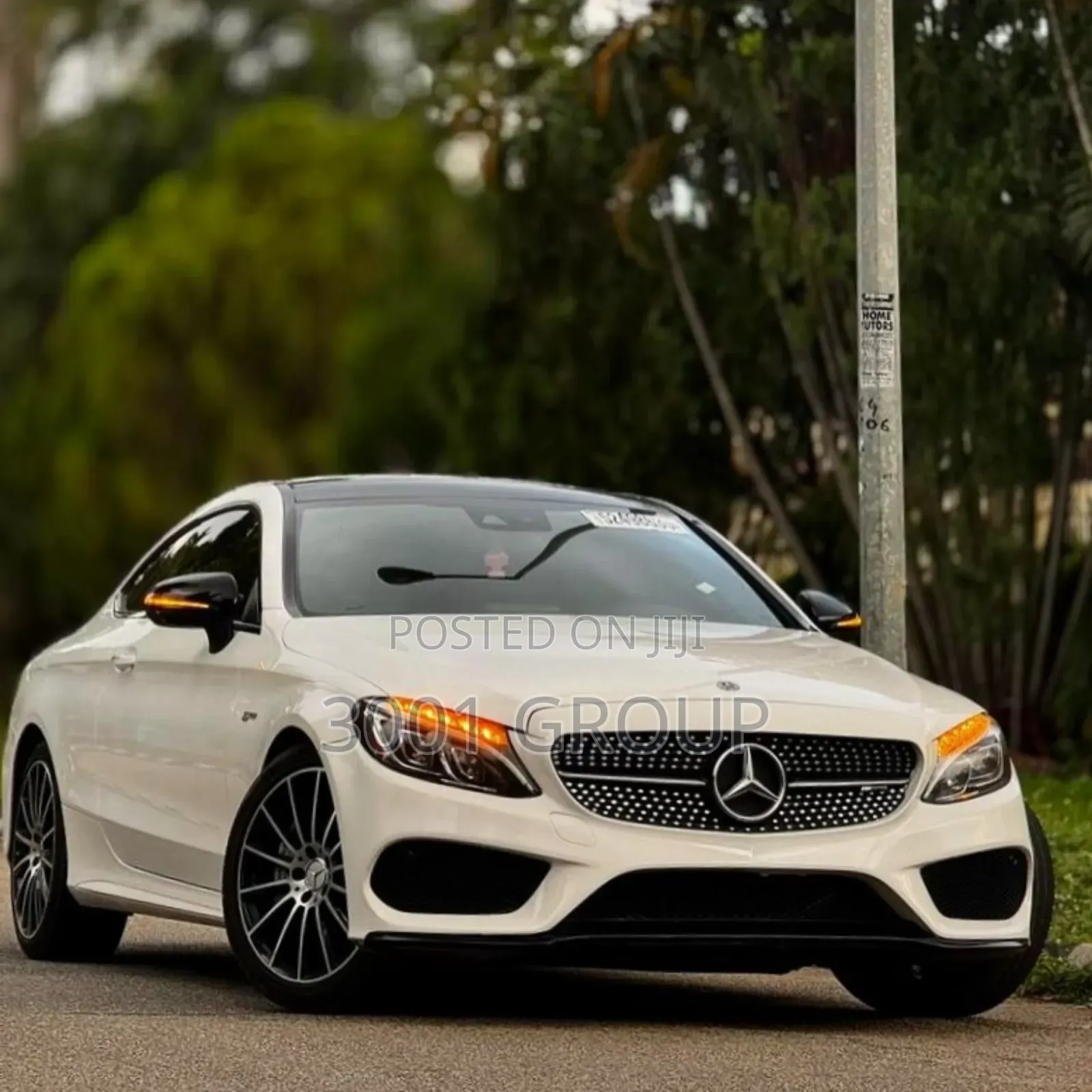 Mercedes-Benz C43 4Matic Coupe AWD (3.0L V6 9AM) 2017 White