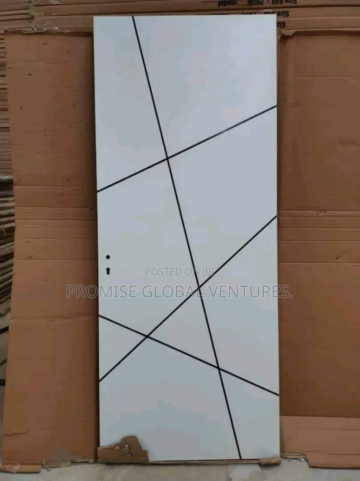 Wooden White Door