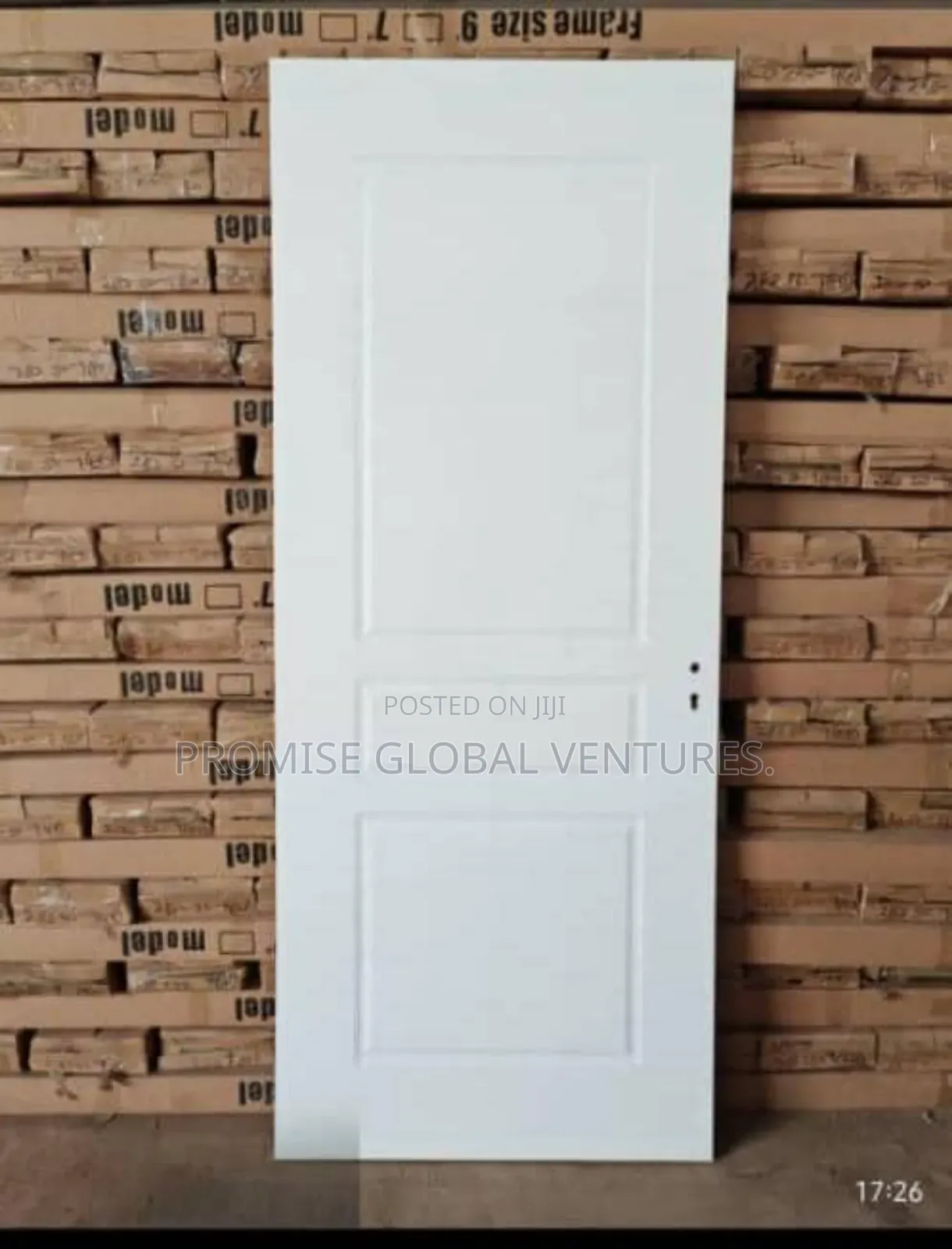 Wooden White Door