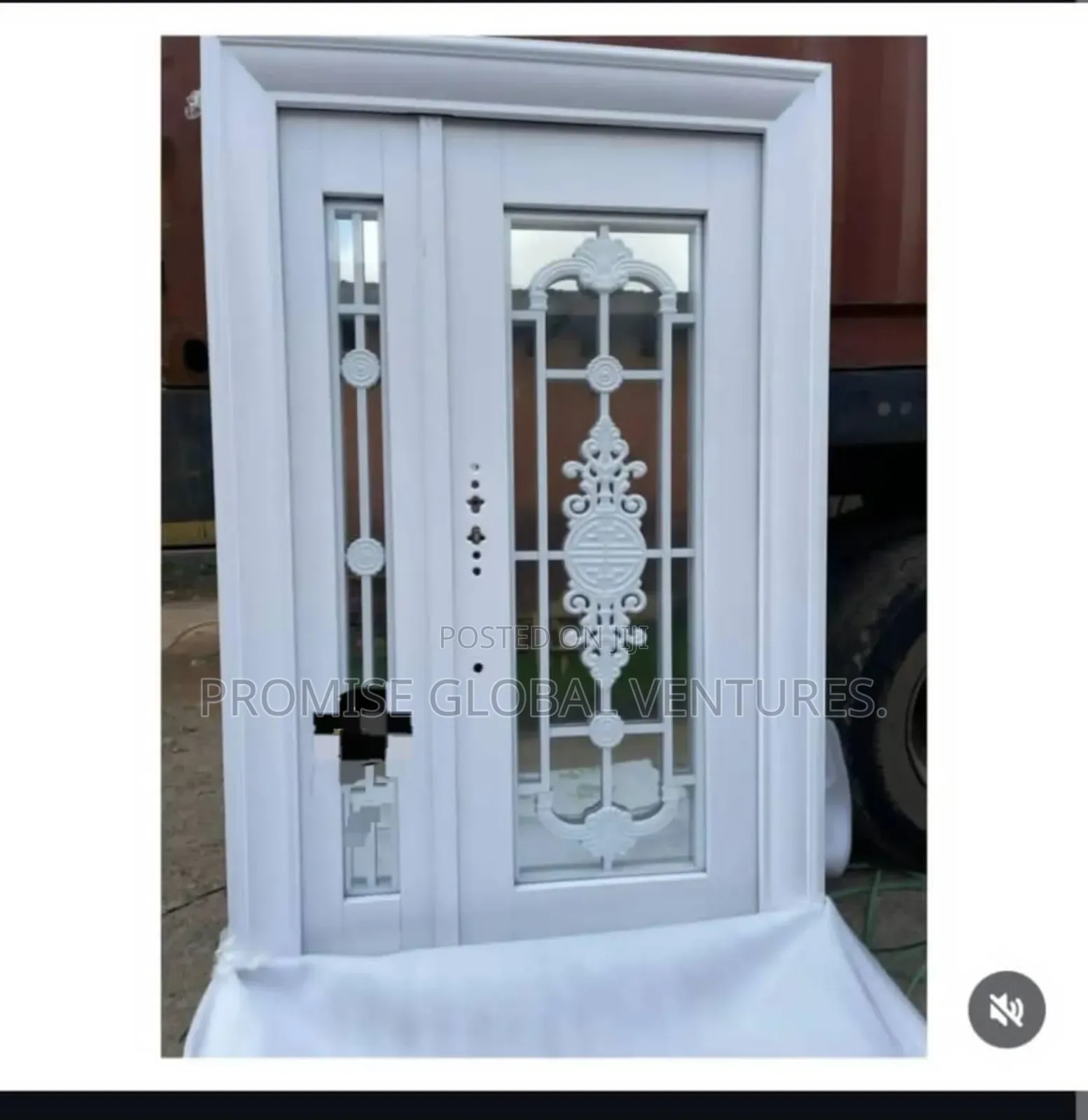 White French Glass Door