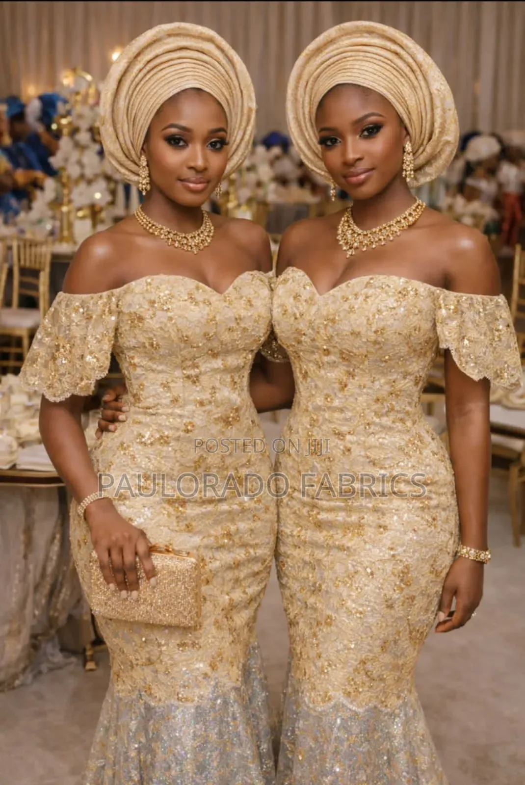 Net Sequins Lace (Luxury Fashion)