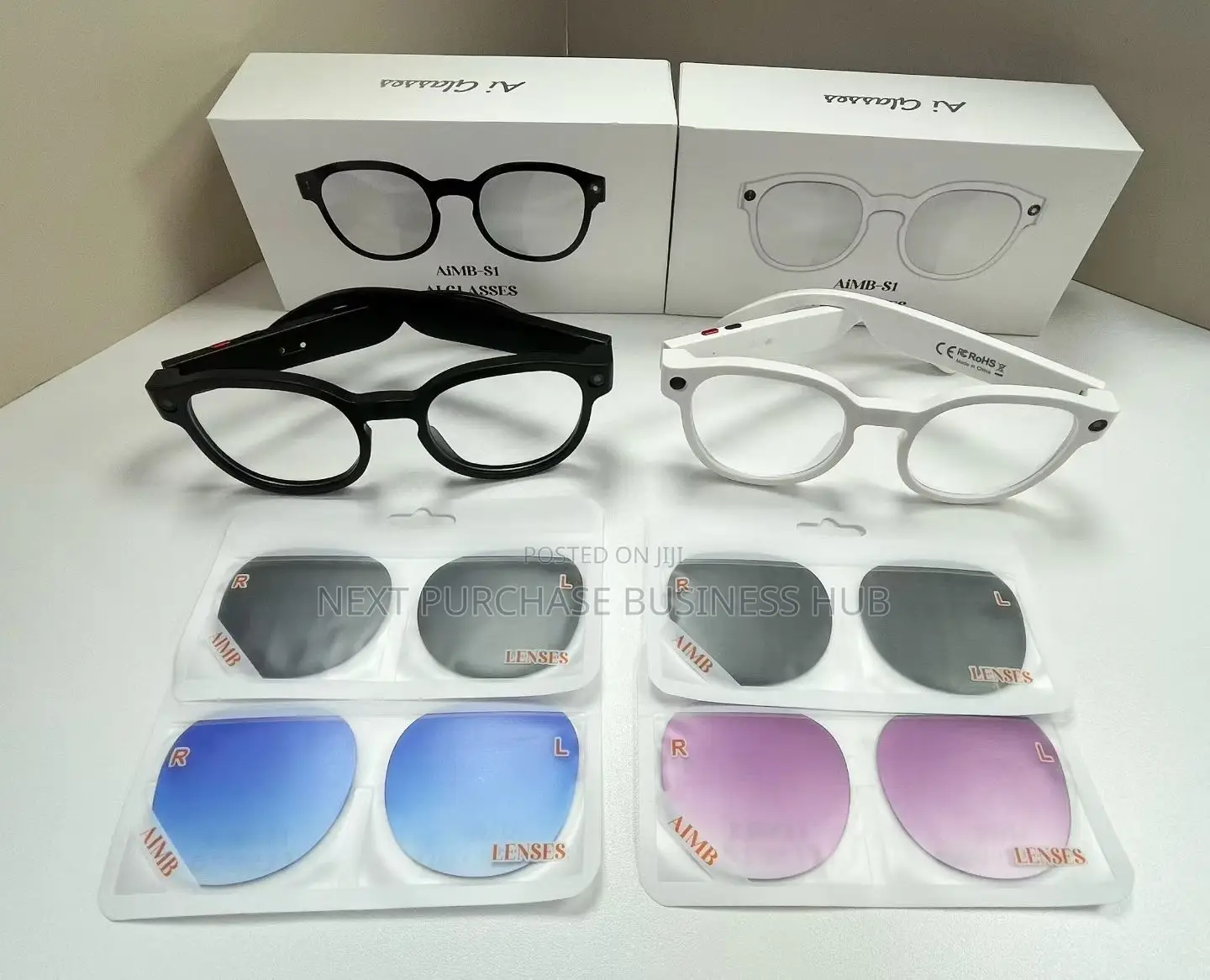S1 Ai Smart Camera Glasses - High-Quality Camera Video  •