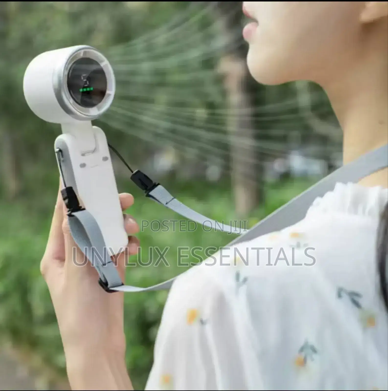 Portable Handheld Fan With Led Display