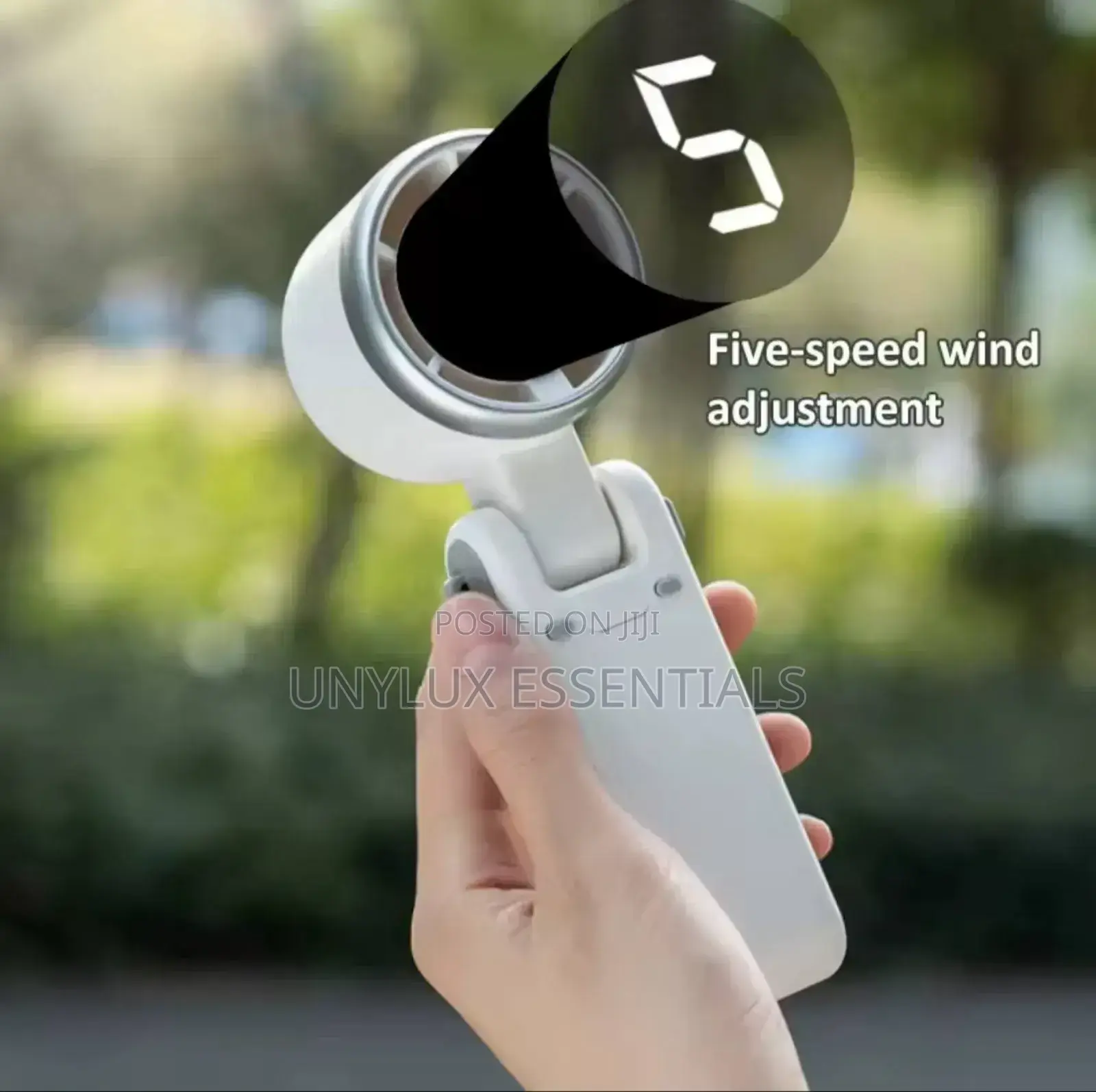 Portable Handheld Fan With Led Display