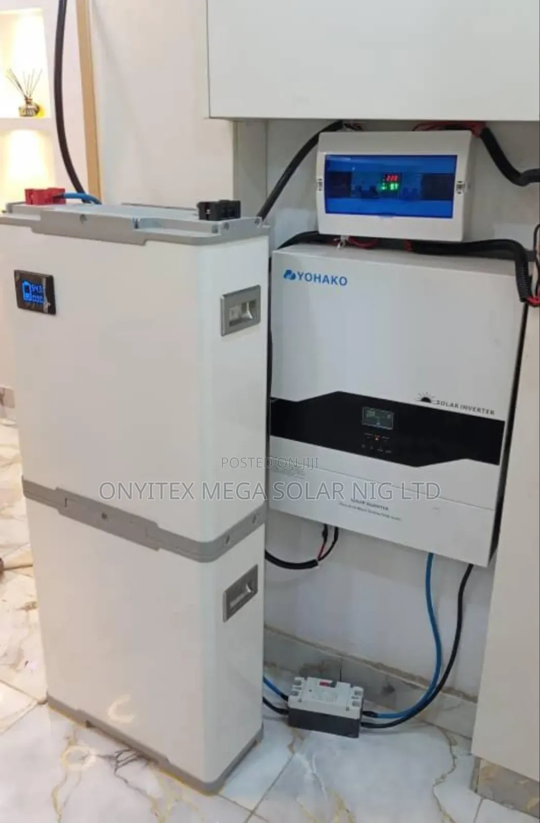 Blue Carbon Lithium Ion Battery 15kwh 51.2v