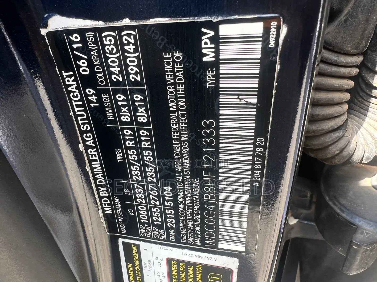 Mercedes-Benz GLC-Class 2017 Blue