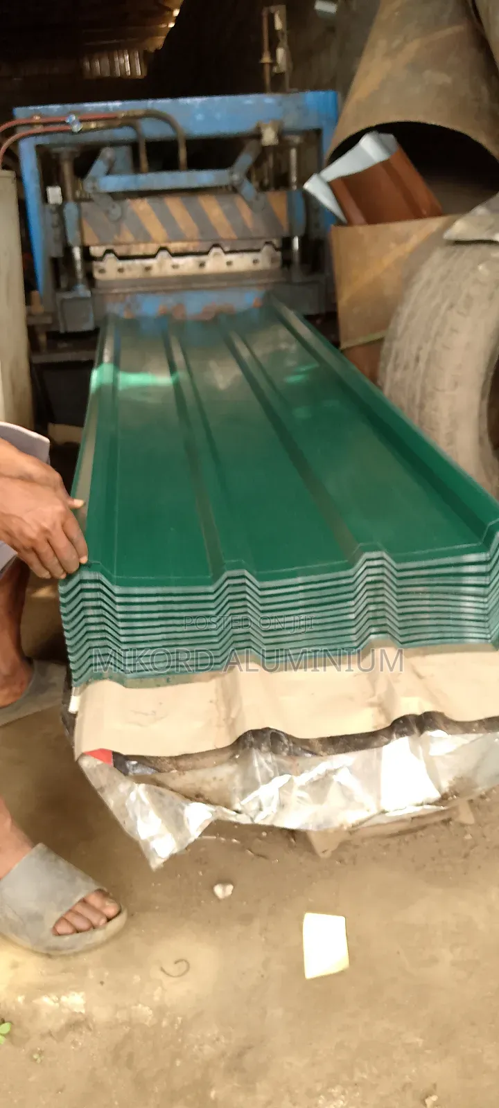 Aluzincs (Ghana Zinc)Roofing Sheets Bush Green.