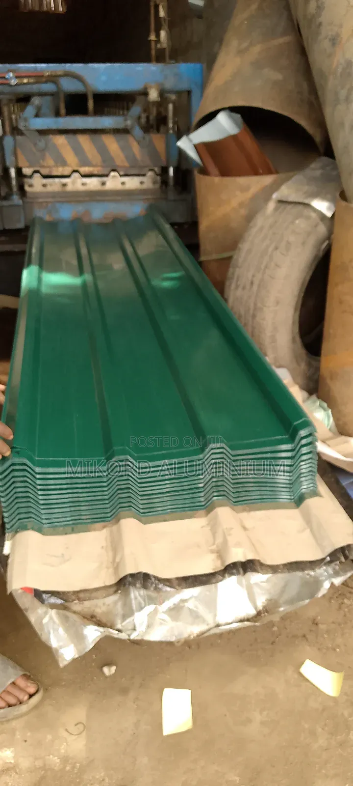 Aluzincs (Ghana Zinc)Roofing Sheets Bush Green.