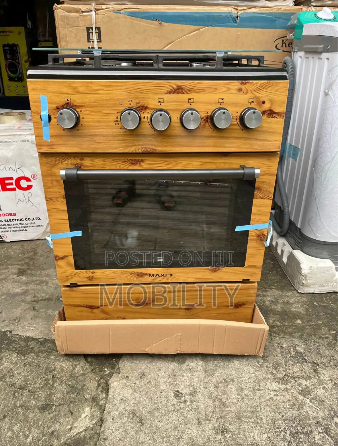 Maxi Plus Gas Cooker 3gas With 1 Electric ,Oven,Grill and Microwave