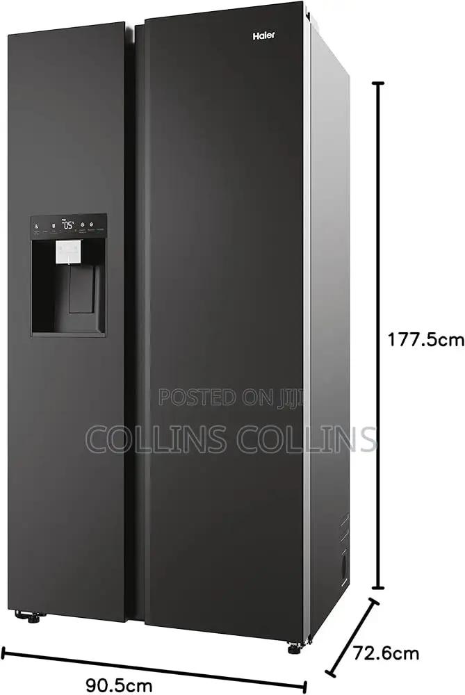 Haier 601 Litres Series 5 Freestanding American Fridge Freezer