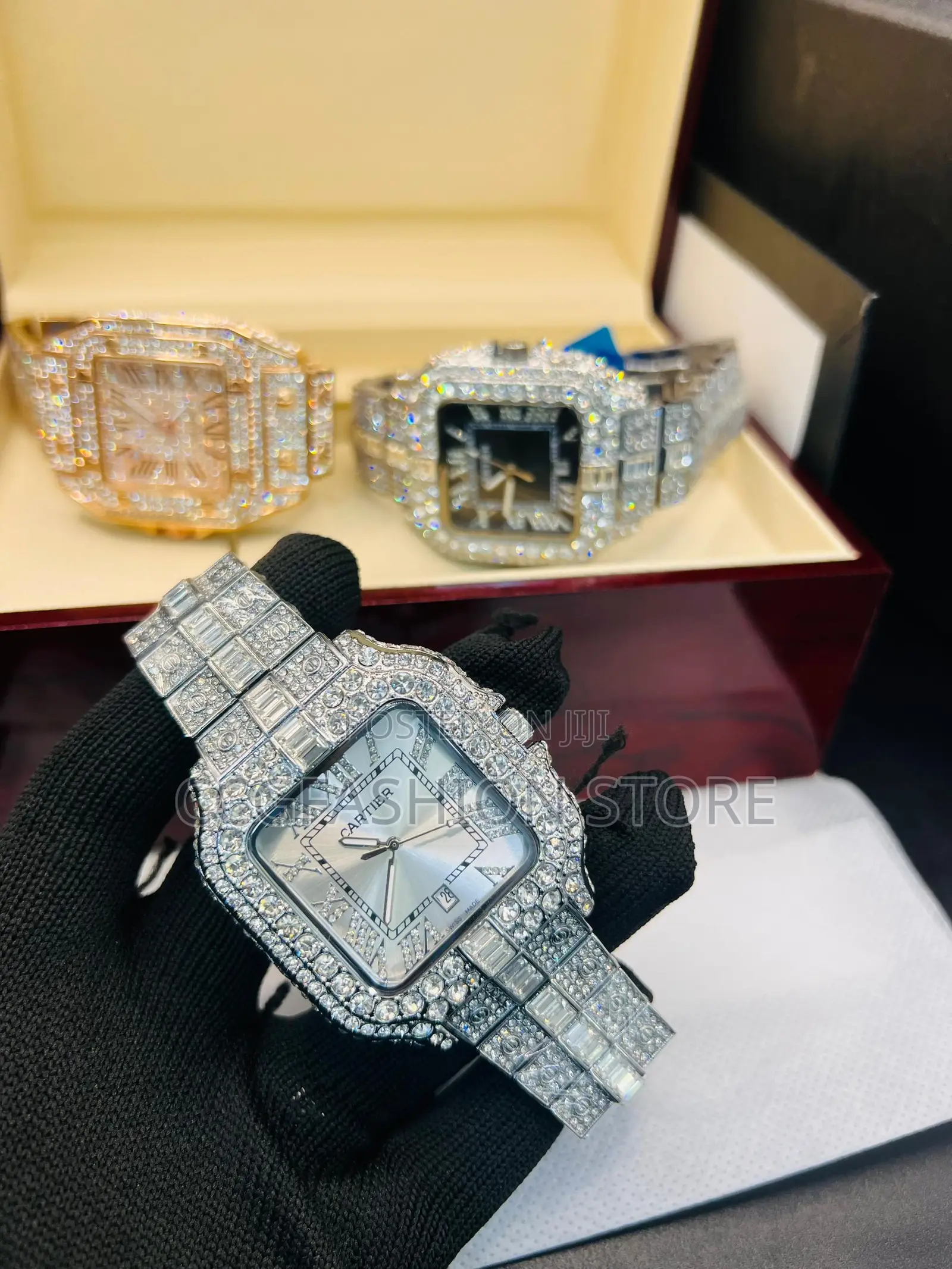 Cartier Ice Watch and Bracelet