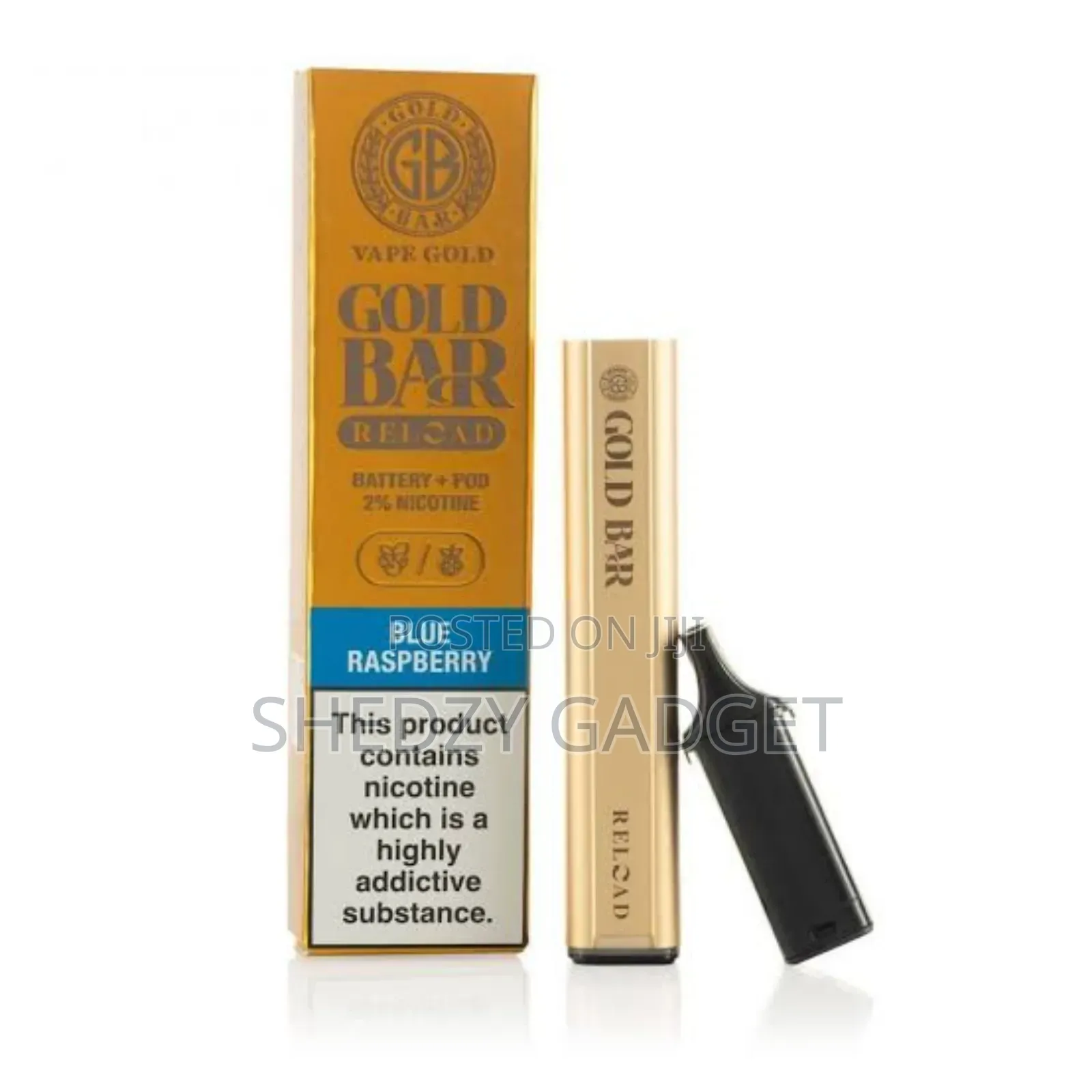 Gold Bar Reload Pod Kit
Prefilled Pod Kit, 500mah Battery
