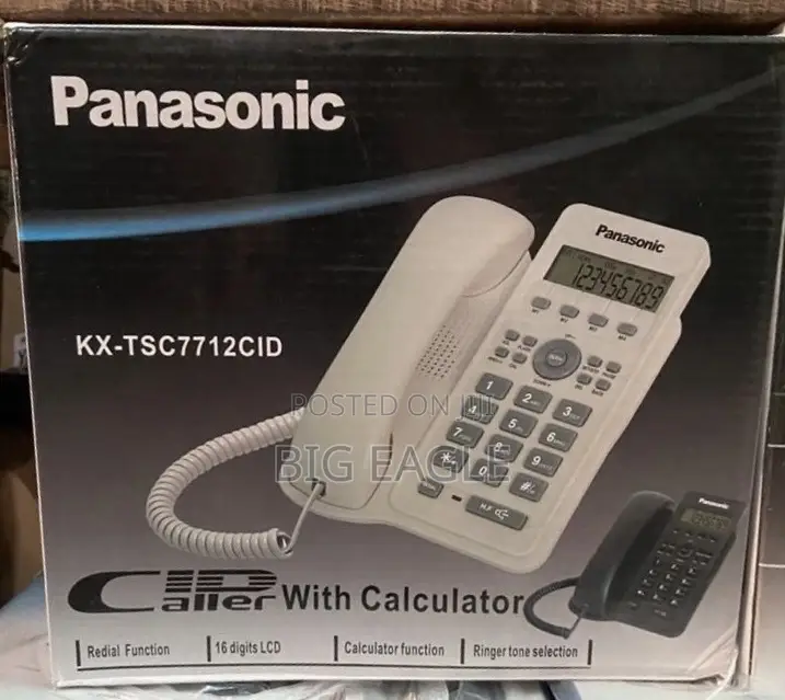 Panasonic Intercom Kx-Tsc7712cid + Caller Id and Calculator