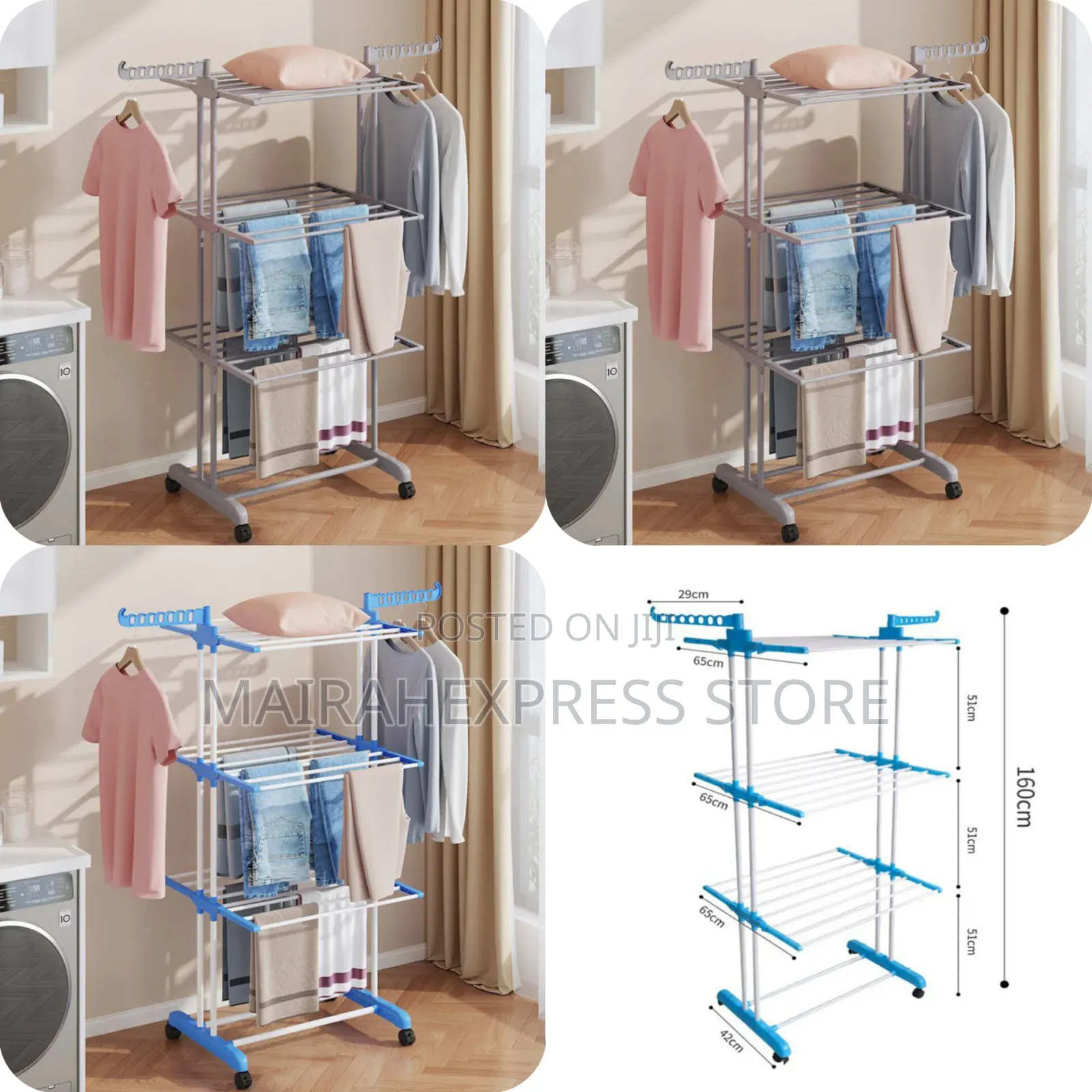 Foldable Nursing Cloth Dryer B3s