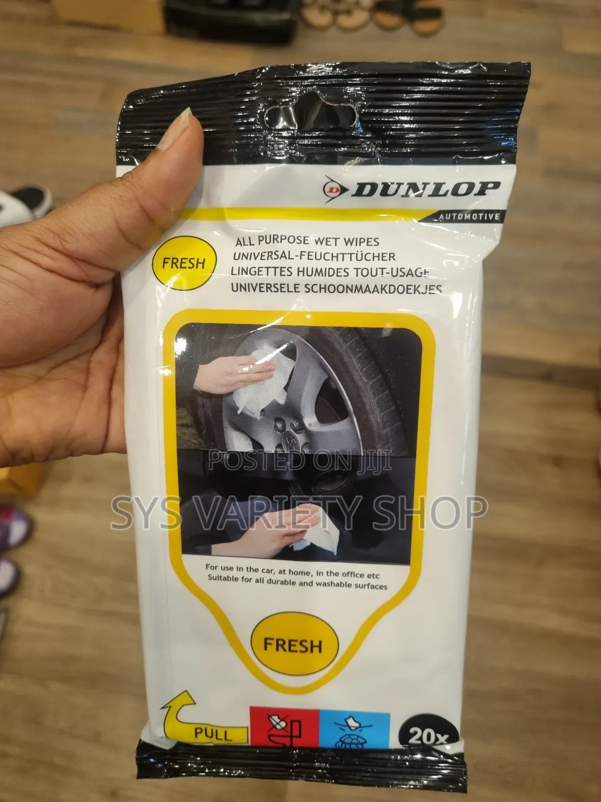Dunlop All Purpose Wet Wipes
