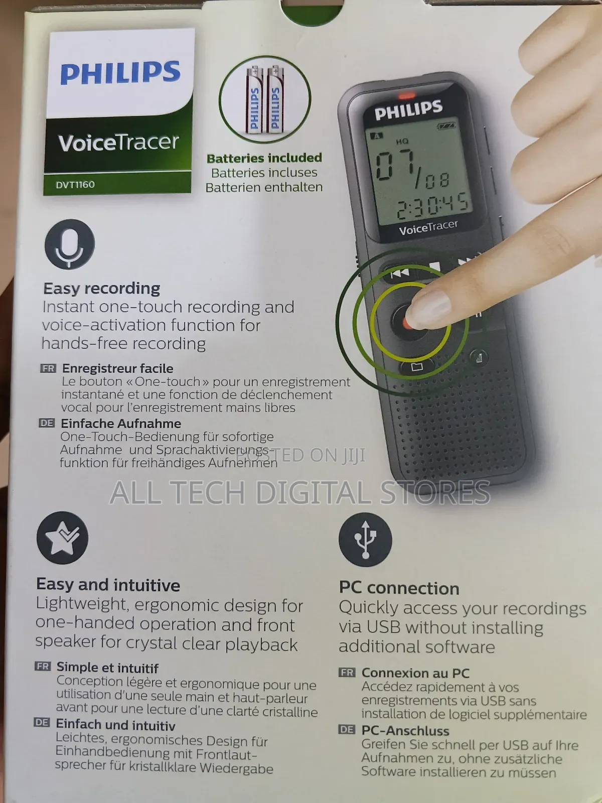 Phillips Voicetracer Audio Recorder