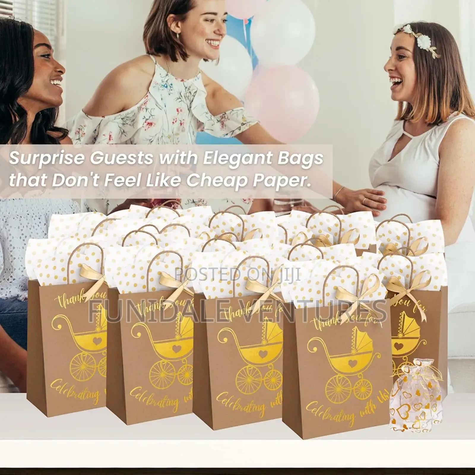 25 Medium Size Baby Shower Gift Bag
