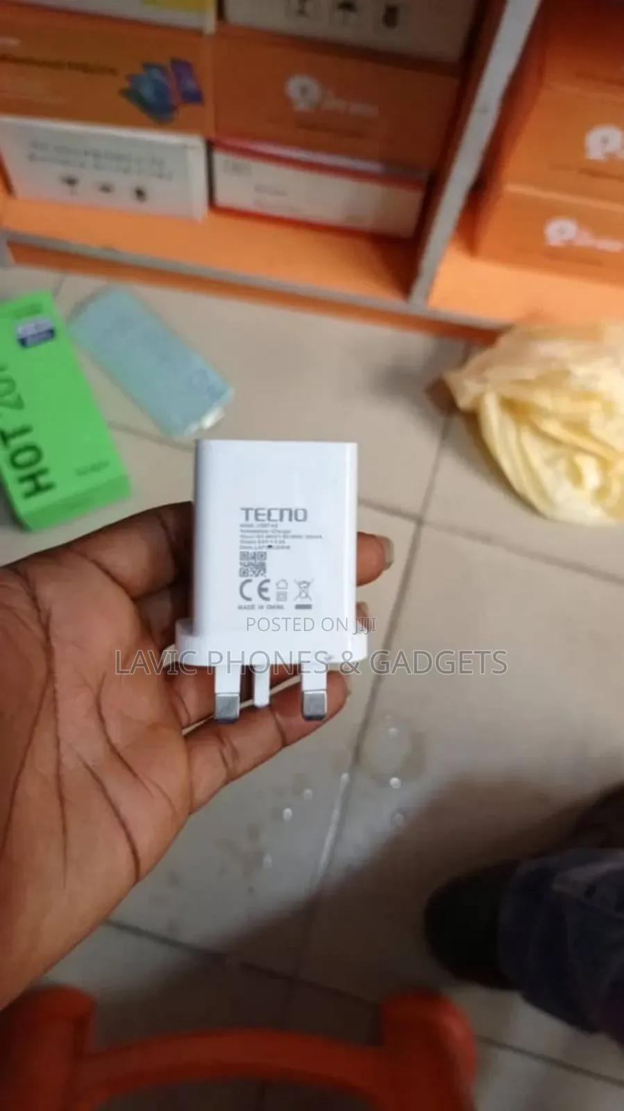 Tecno and Infinix 70watts, 45watts and 90 Watts Charger