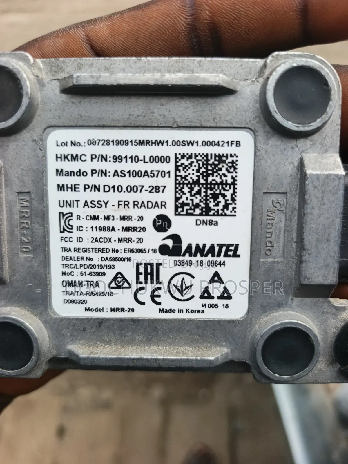 Hyundai Front Radar Senson for Sonata 2020-2023