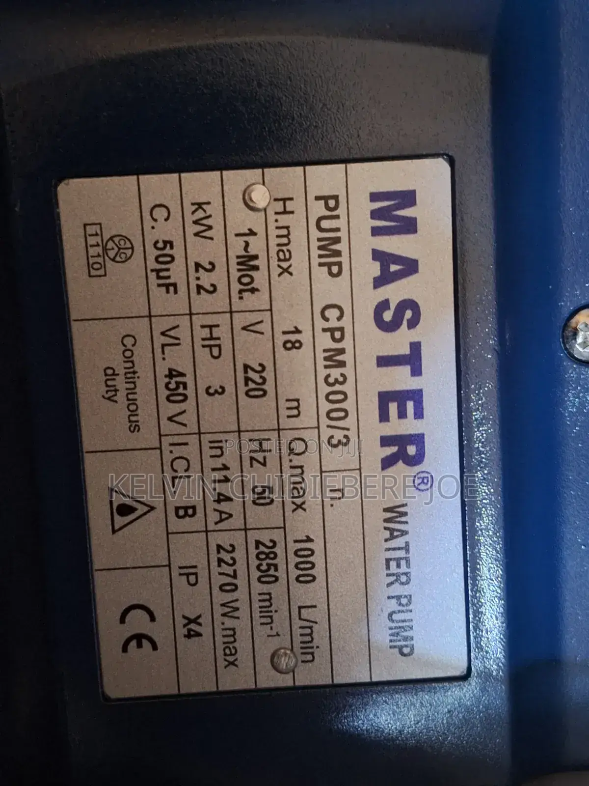3 Hp Surface Water Pumping Machine