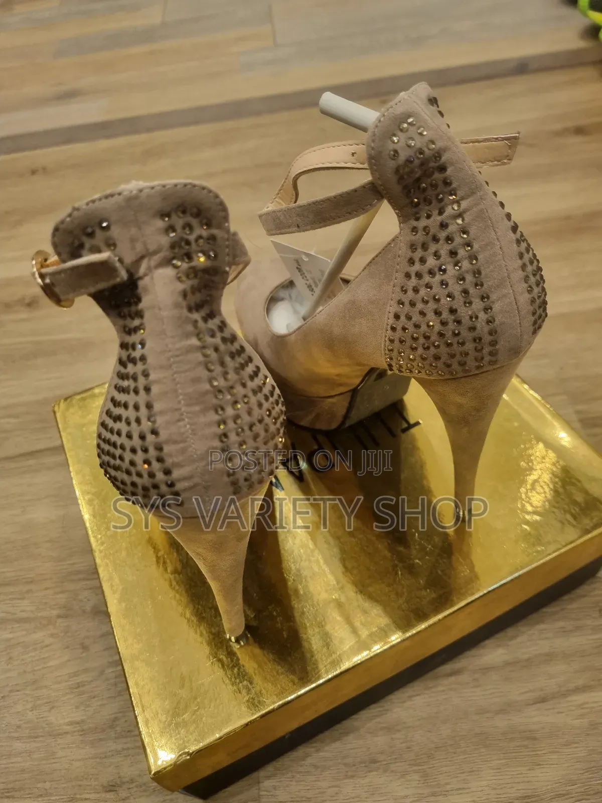 Khaki High Heel Tulipano Shoe