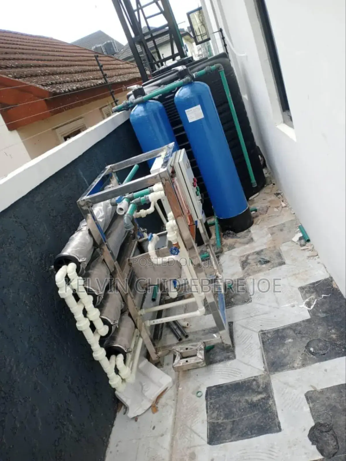 4-Membrane Water Purification System With Fiberglass Treatment Tank –