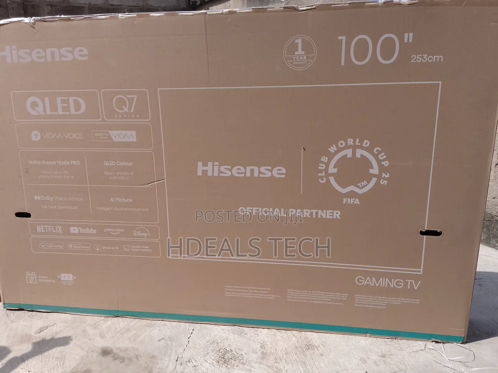 Hisense 100 Inch Smart Led Tv With Uhd Display