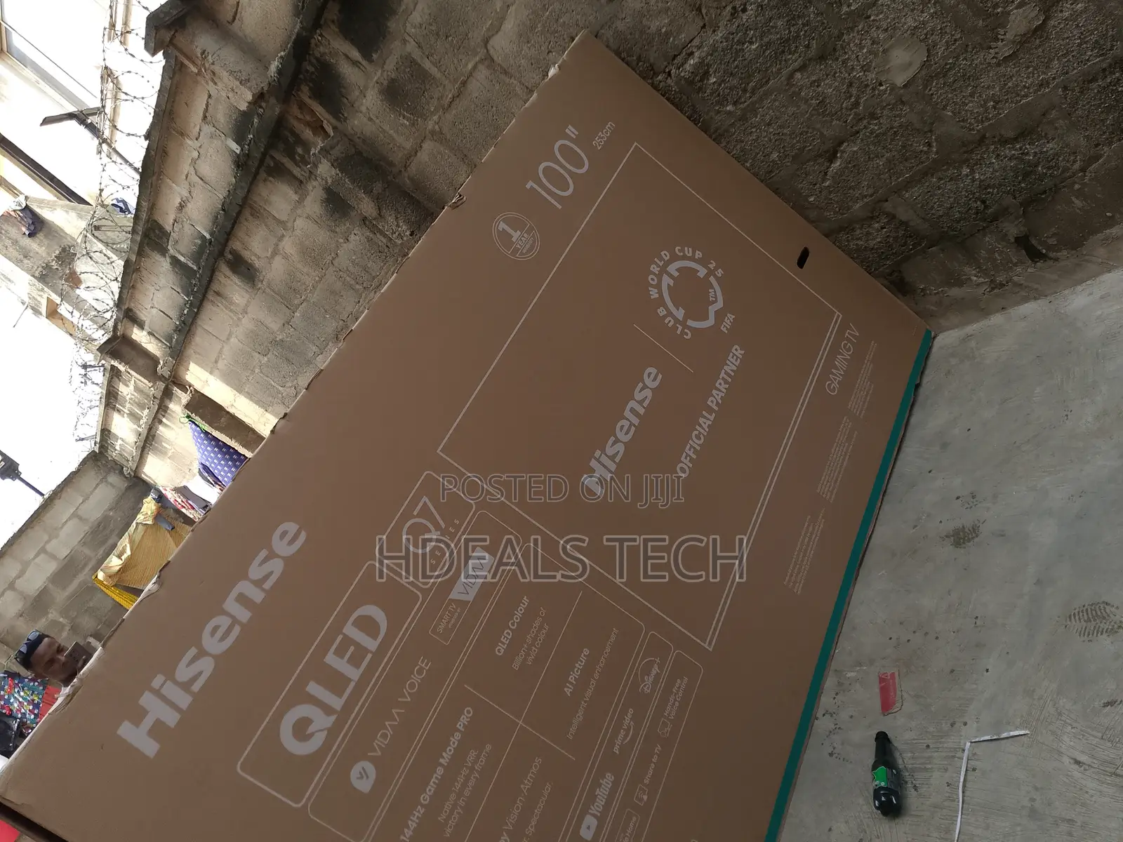 Hisense 100 Inch Flat Screen Smart Tv With Pre-Installed Youtube