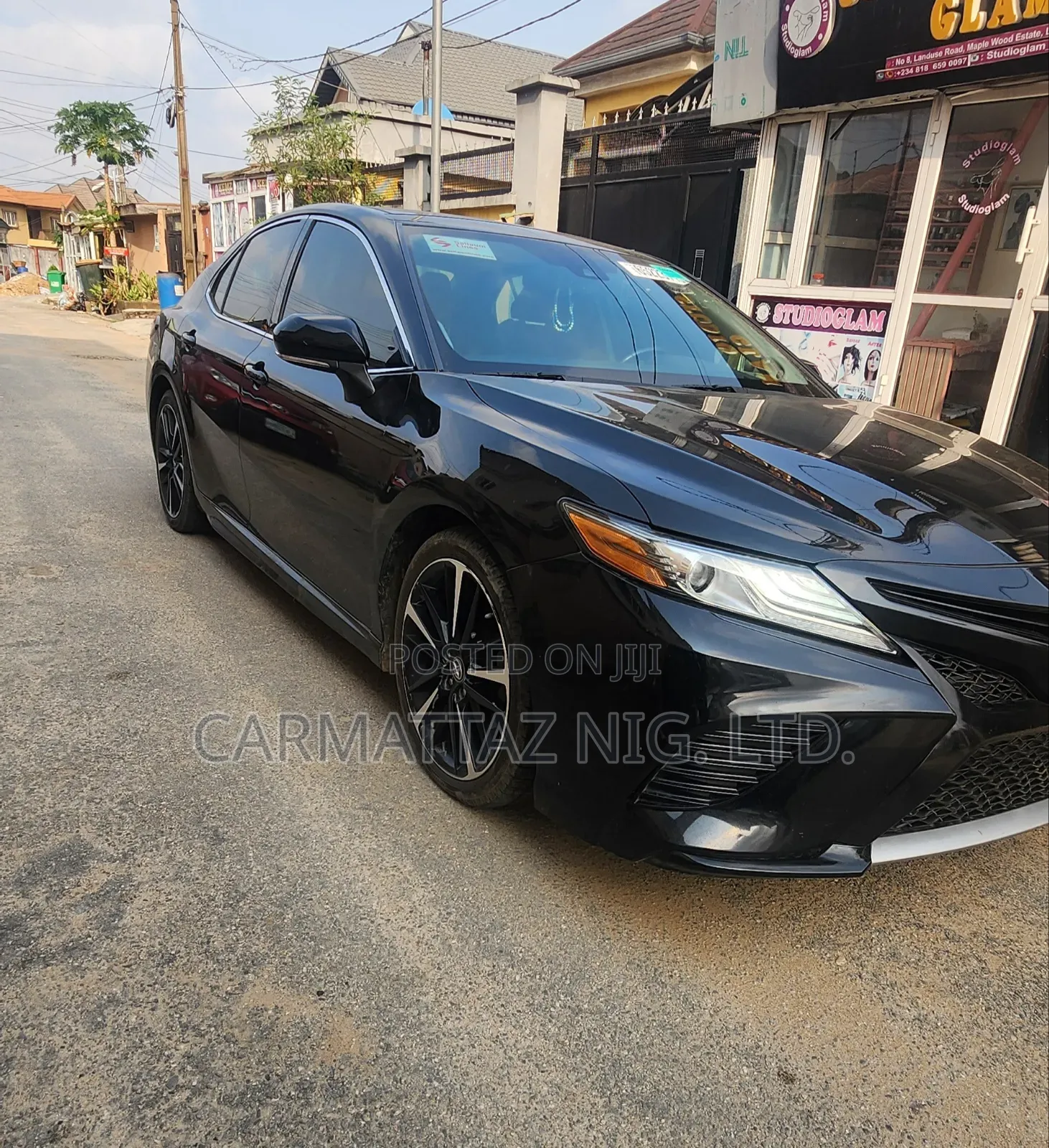 Toyota Camry XSE (2.5L 4cyl 8A) 2019 Black