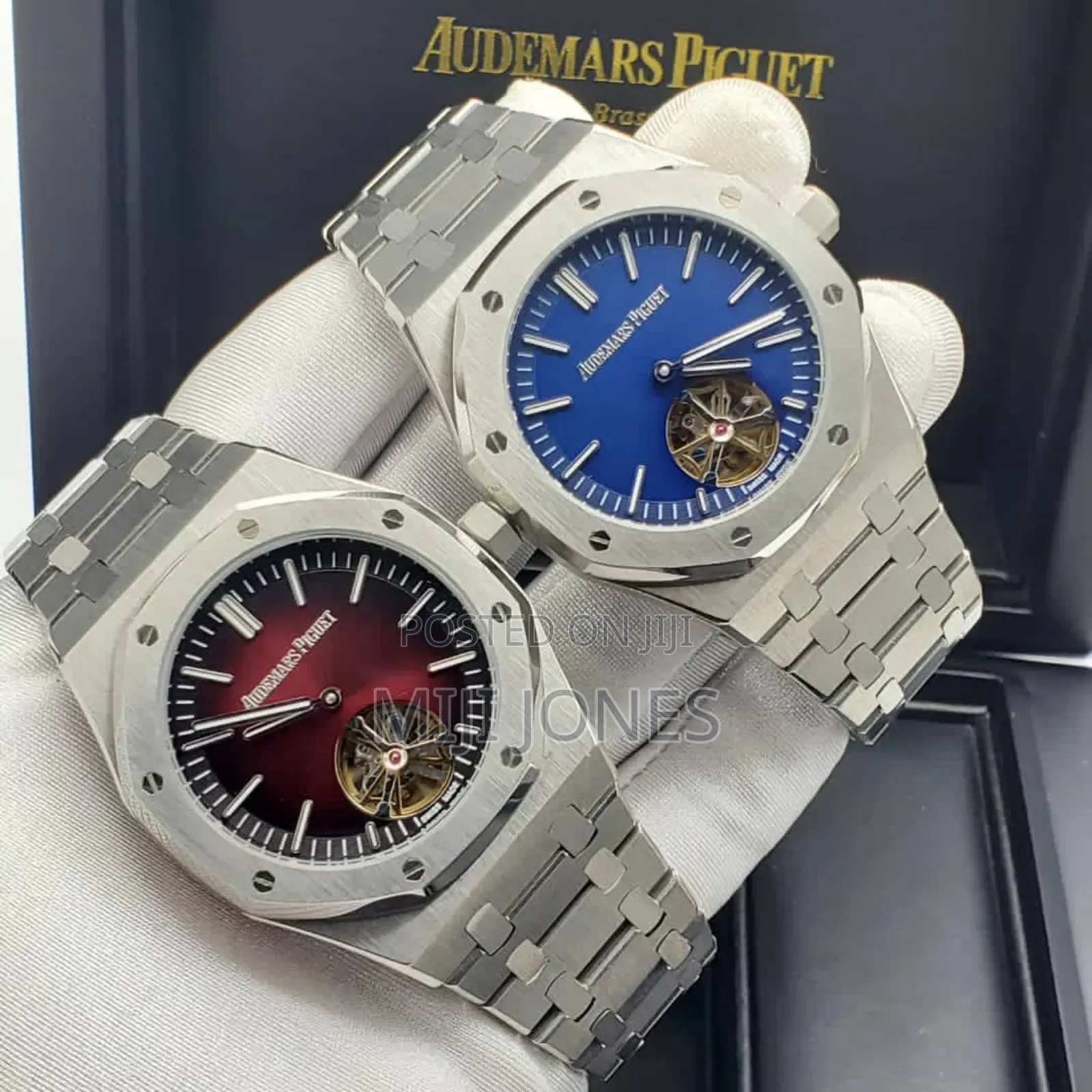 *Replica Audemars Piguet Men’S Chain‐Link Automatic Watch*