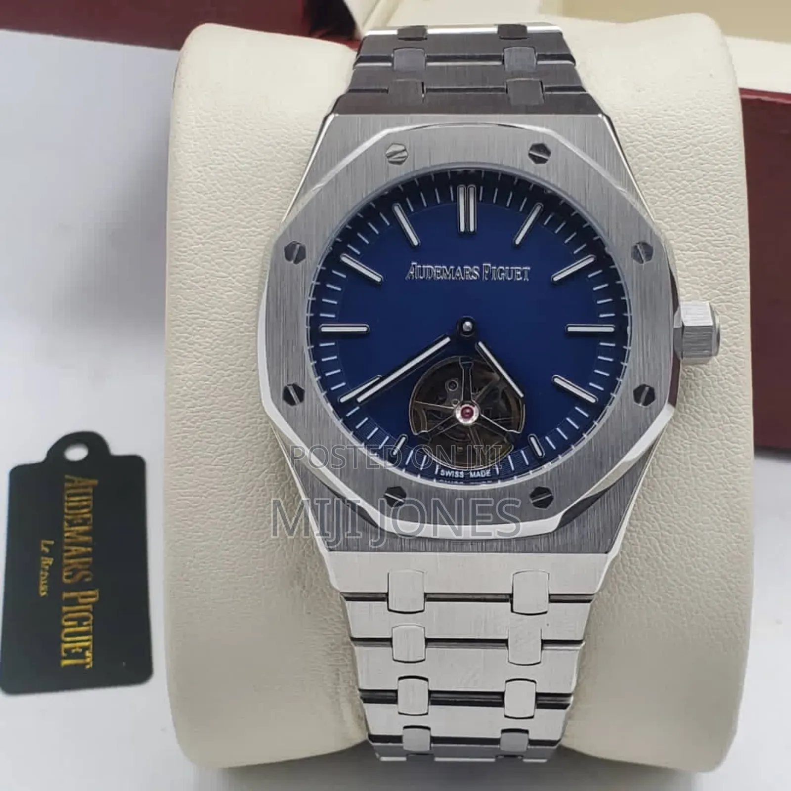 *Replica Audemars Piguet Men’S Chain‐Link Automatic Watch*