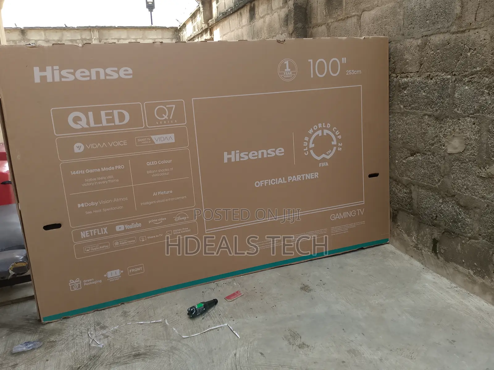 Hisense 100 Inch Digital Smart Television for Watching Nigerian Movies