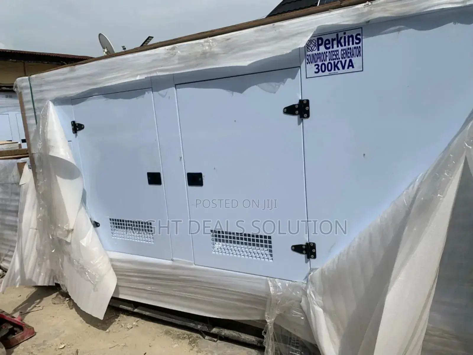 Heavy-Duty Perkins 300kva Prime Power Generator With Canopy Enclosure
