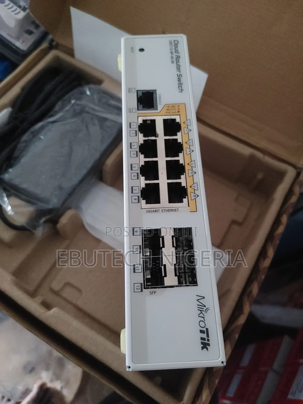 Mikrotik Crs112-8p-4s-in 8x Gigabit Poe Ethernet Smart Switch, 4x SFP