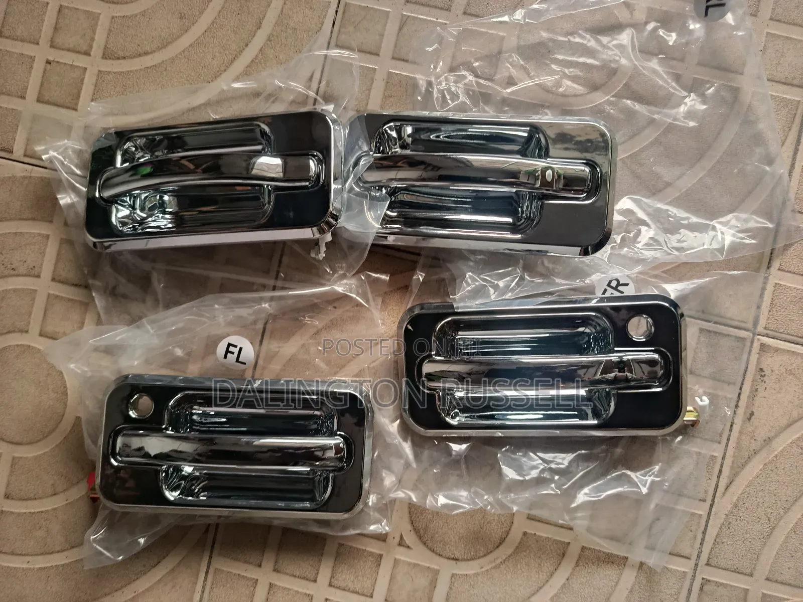 Hummer H2 Door Handle Silver