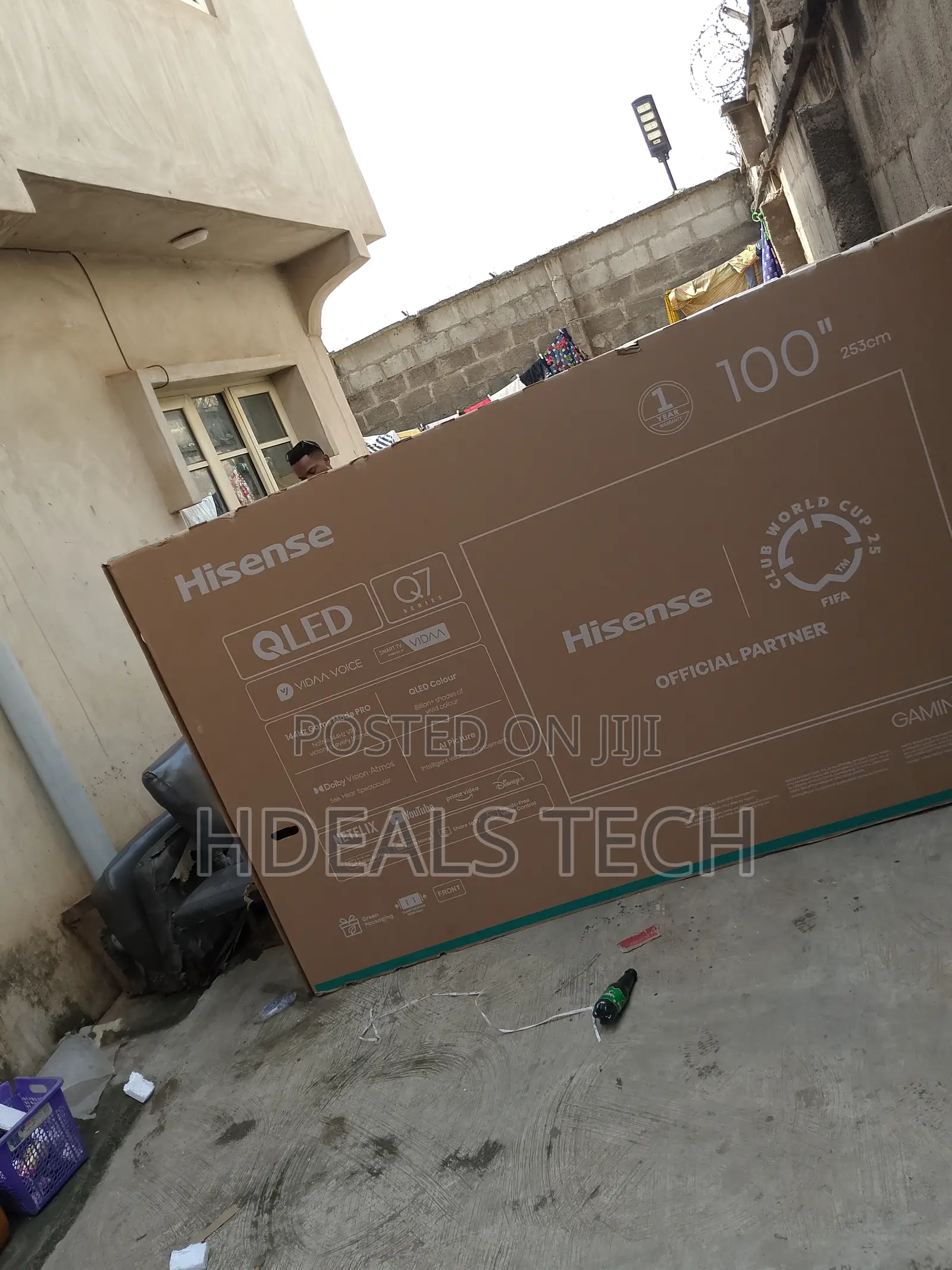 Hisense 100 Inch Big Screen Smart Tv for House Entertainment