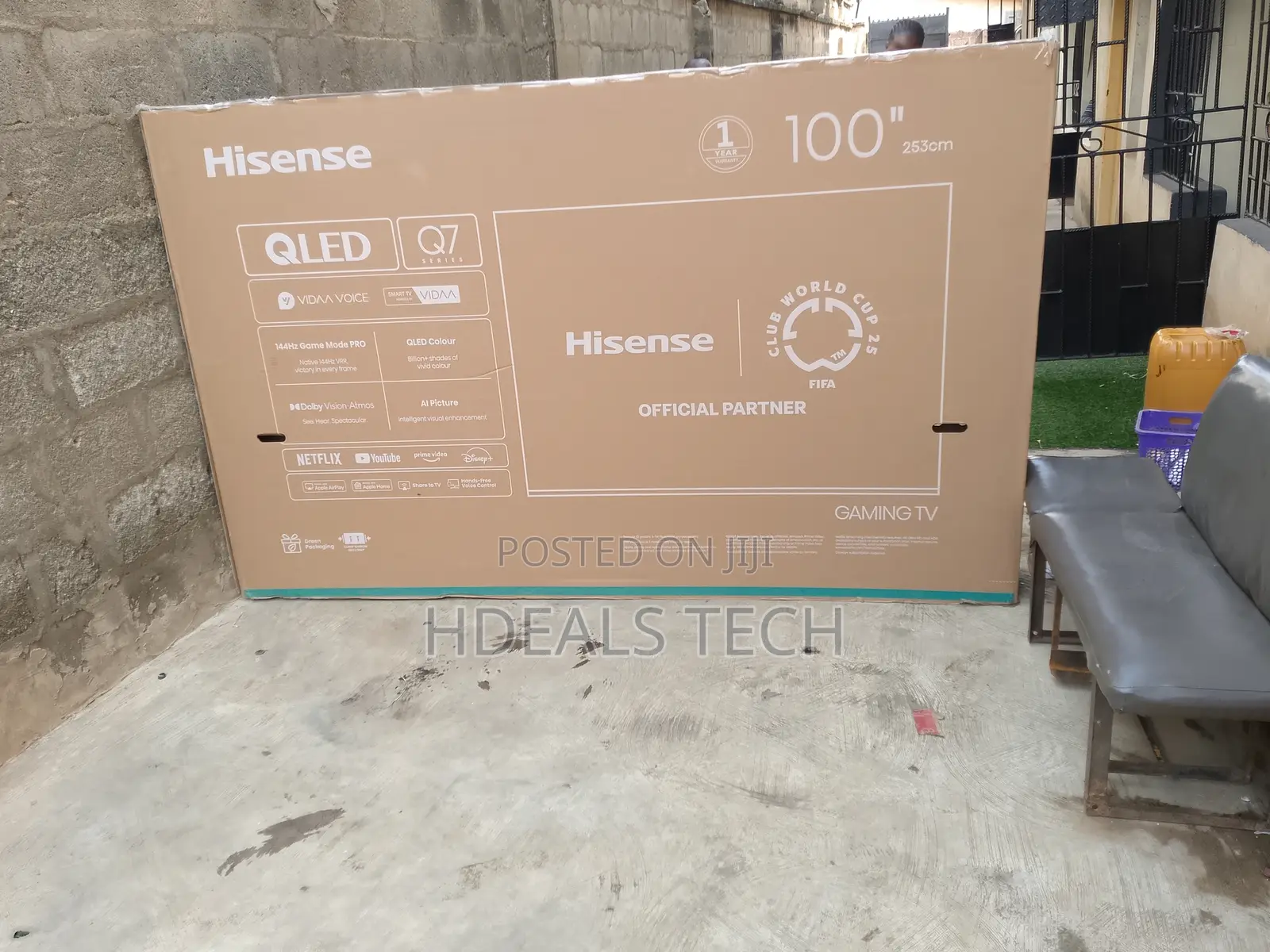 Hisense 100 Inch Smart Tv for Indoor Viewing