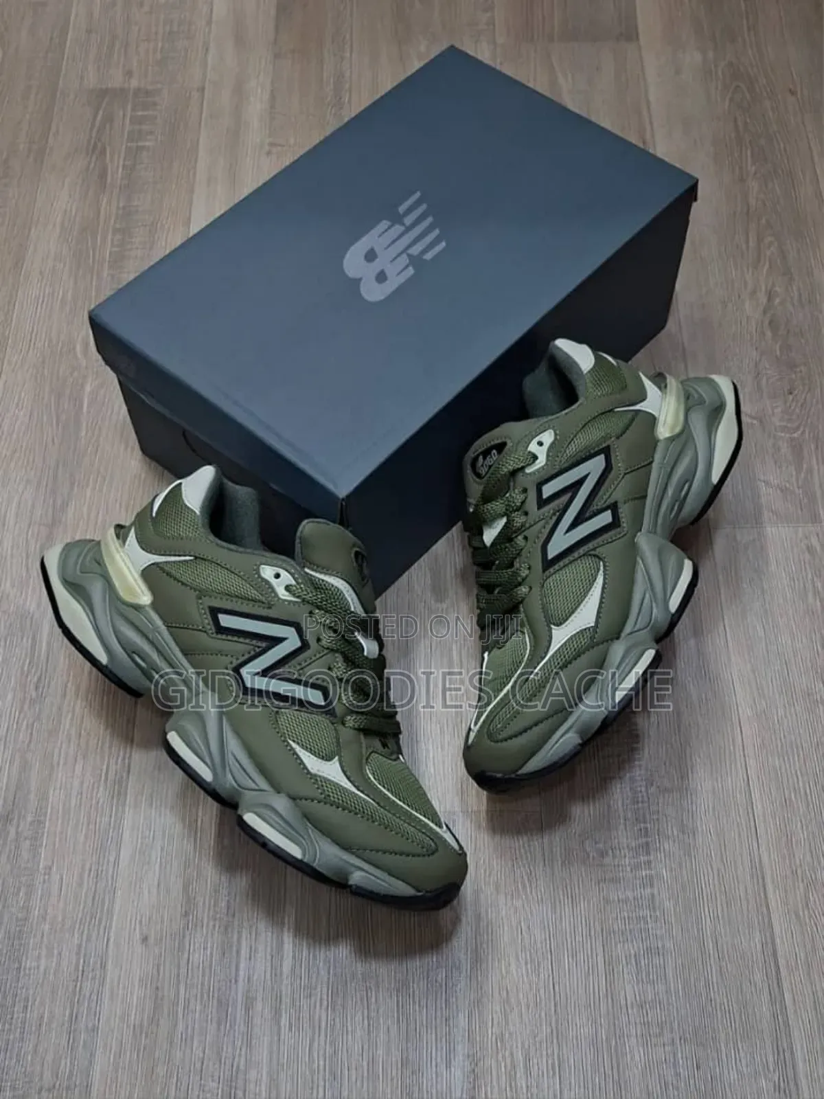 Green New Balance 9060 Sneakers