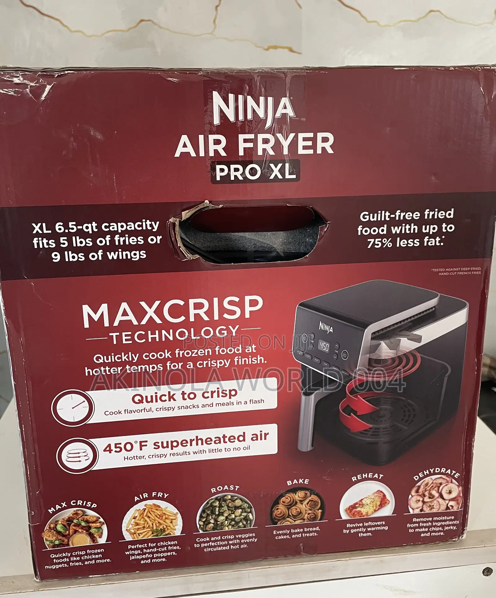 Brand New Ninja Air Fryer Pro Xl 6in1 Black