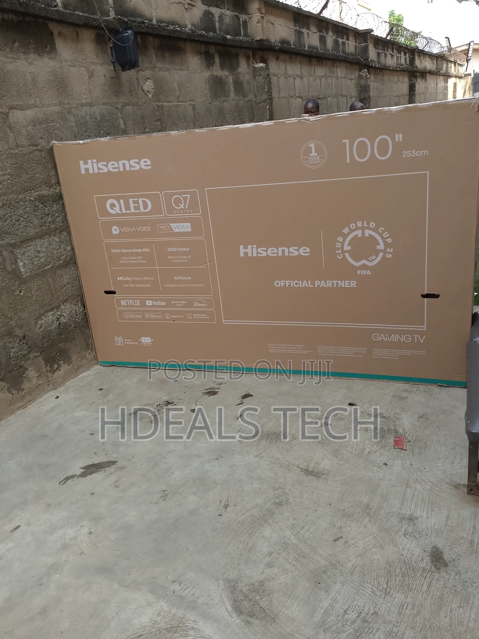 Hisense 100 Inch Google Smart Qled Tv With Wide Screen