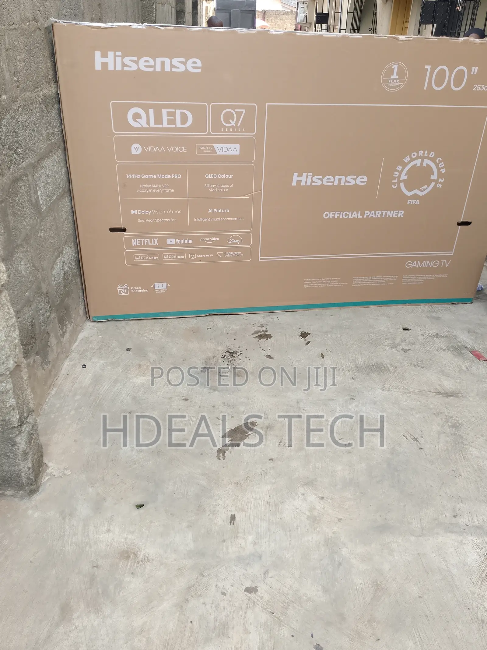 Hisense 100 Inch Smart Tv With High Resolution Screen