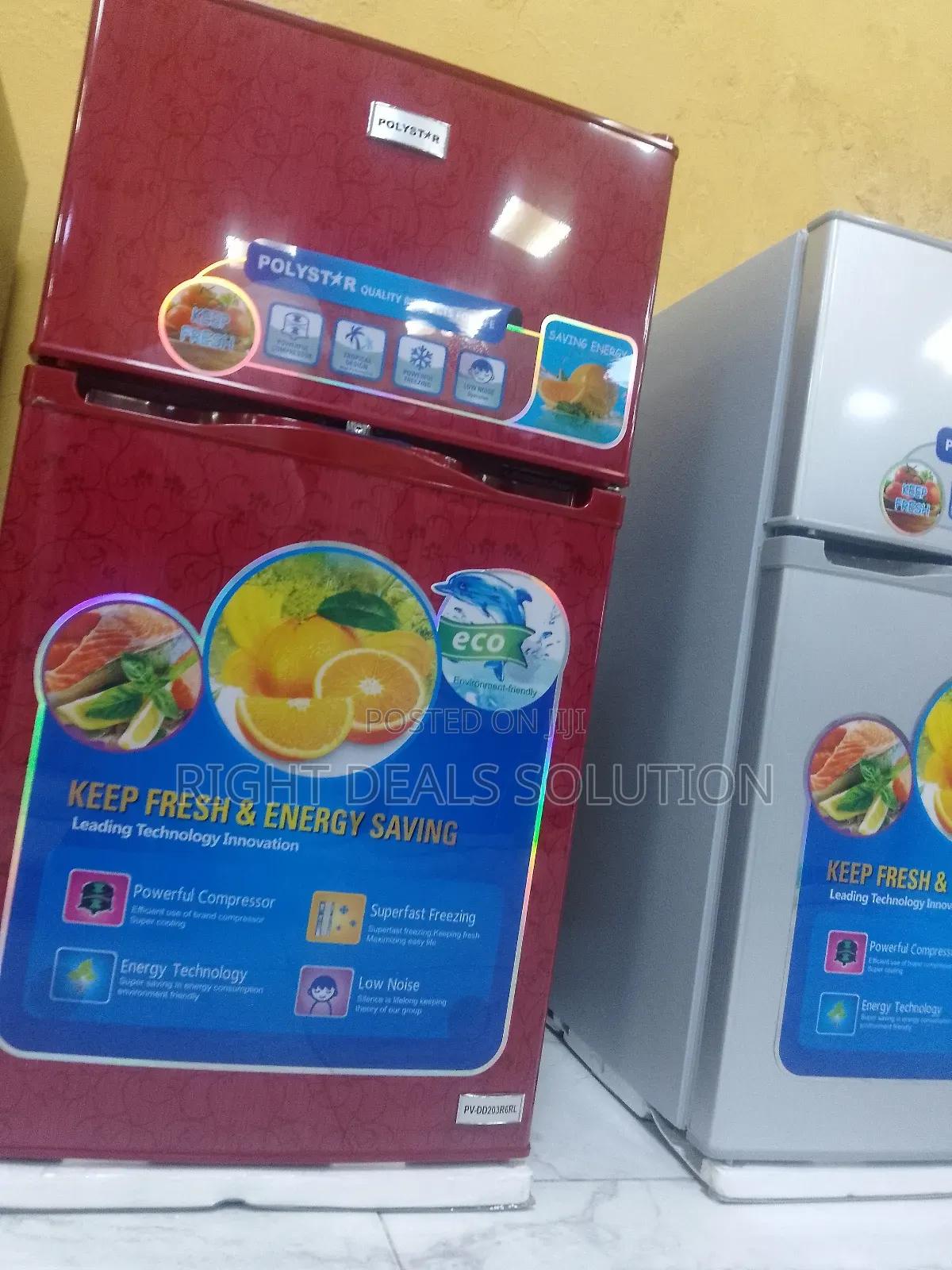 Polystar Pv-Dd203r6lr 90 Litres Compact Refrigerator for Bedroom