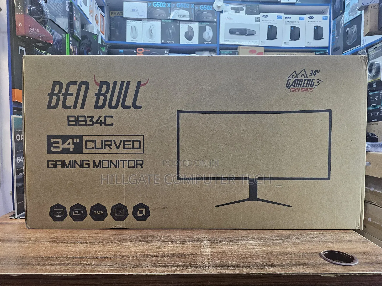 Ben Bull Bb34c 34-Inch Curved Gaming Monitor