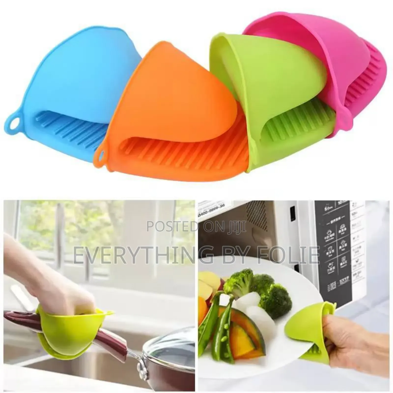 2pcs Silicon Mint Oven/Pot Holder