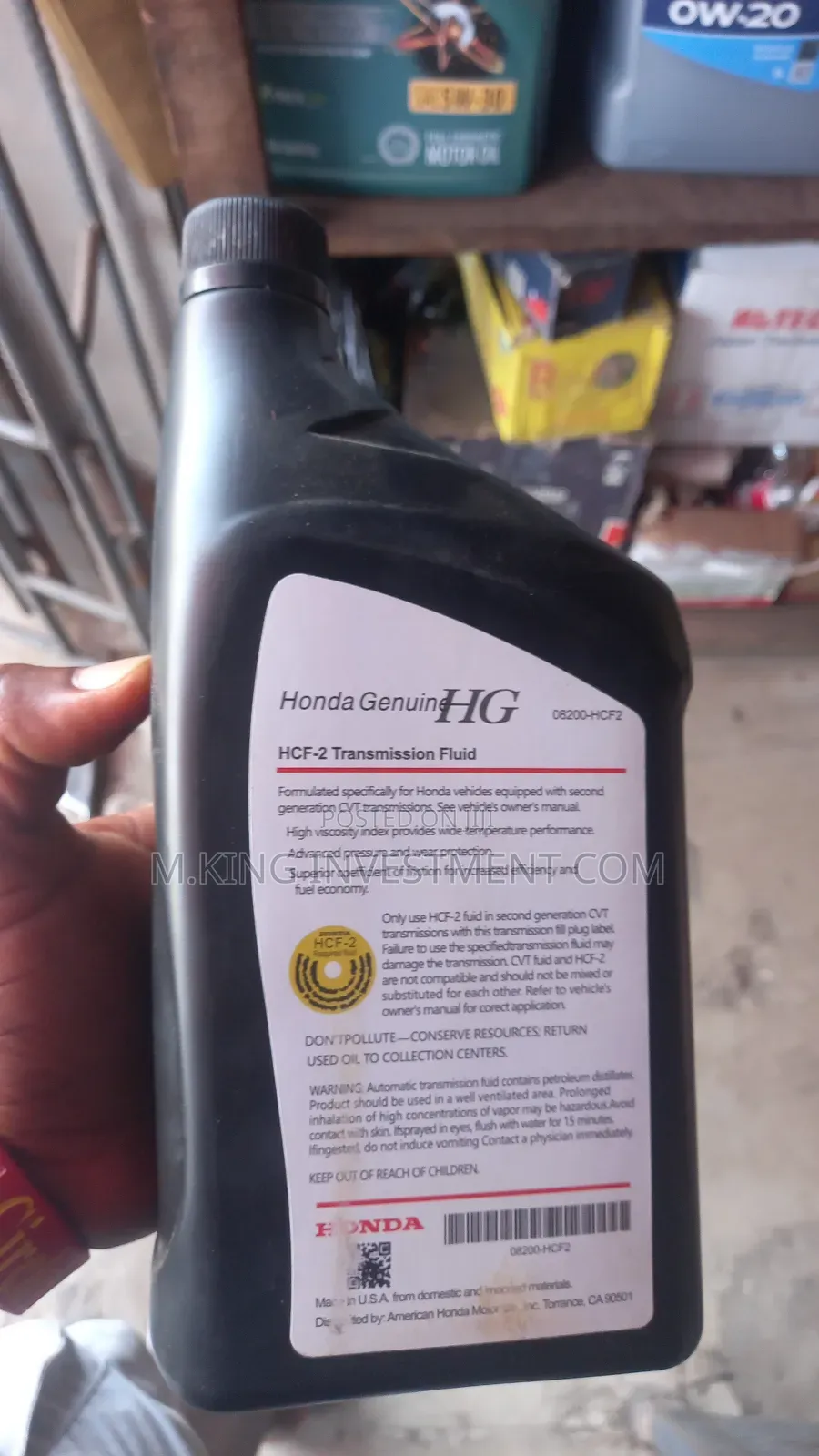 Gear Box Oil for Honda