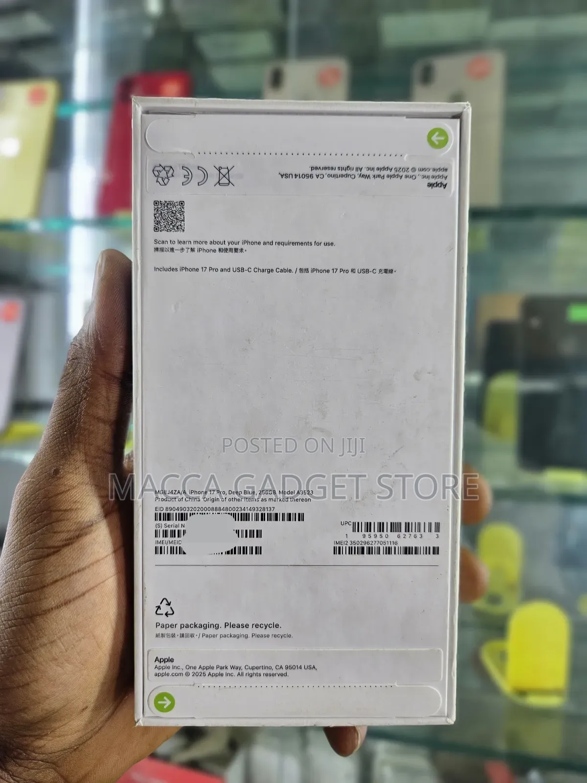 New Apple iPhone 17 Pro 256 GB Blue